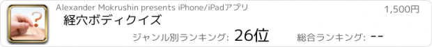 おすすめアプリ 経穴ボディクイズ