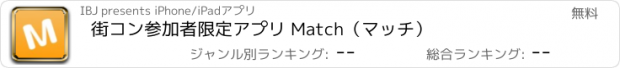 おすすめアプリ 街コン参加者限定アプリ Match（マッチ）