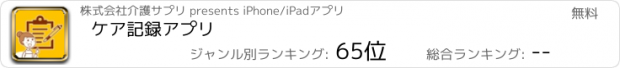 おすすめアプリ ケア記録アプリ