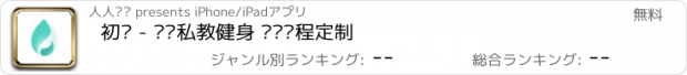 おすすめアプリ 初炼 - 专业私教健身 运动课程定制