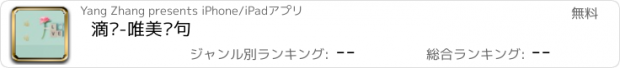 おすすめアプリ 滴语-唯美语句