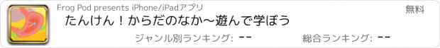 おすすめアプリ たんけん！からだのなか〜遊んで学ぼう