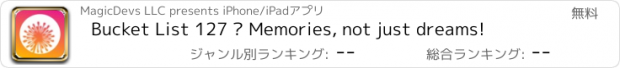 おすすめアプリ Bucket List 127 – Memories, not just dreams!