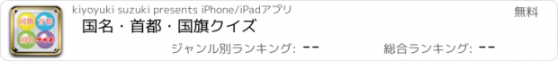 おすすめアプリ 国名・首都・国旗クイズ