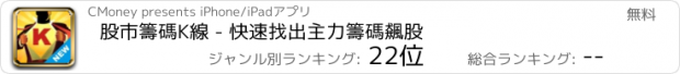 おすすめアプリ 股市籌碼K線 - 快速找出主力籌碼飆股