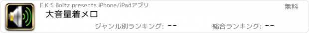 おすすめアプリ 大音量着メロ