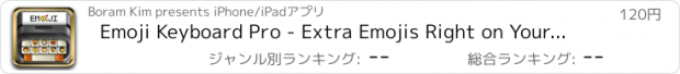 おすすめアプリ Emoji Keyboard Pro - Extra Emojis Right on Your Keyboards