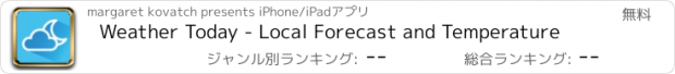 おすすめアプリ Weather Today - Local Forecast and Temperature