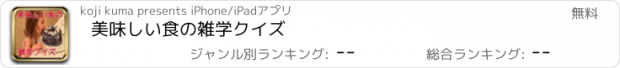 おすすめアプリ 美味しい食の雑学クイズ