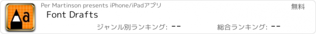 おすすめアプリ Font Drafts