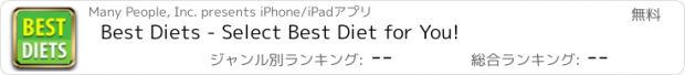 おすすめアプリ Best Diets - Select Best Diet for You!