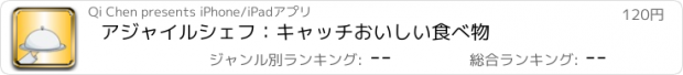 おすすめアプリ アジャイルシェフ：キャッチおいしい食べ物