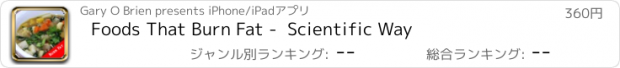 おすすめアプリ Foods That Burn Fat -  Scientific Way