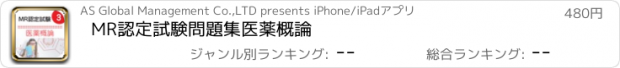 おすすめアプリ MR認定試験問題集　医薬概論