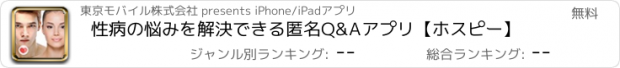 おすすめアプリ 性病の悩みを解決できる匿名Q&Aアプリ【ホスピー】