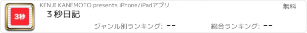 おすすめアプリ ３秒日記