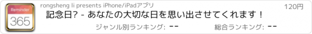 おすすめアプリ 記念日⁺ - あなたの大切な日を思い出させてくれます！