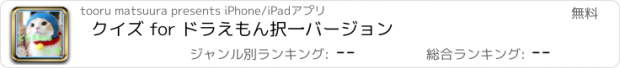 おすすめアプリ クイズ for ドラえもん　択一バージョン