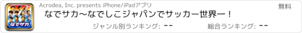 おすすめアプリ なでサカ～なでしこジャパンでサッカー世界一！