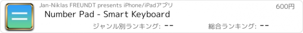 おすすめアプリ Number Pad - Smart Keyboard