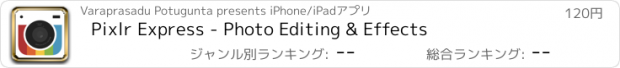 おすすめアプリ Pixlr Express - Photo Editing & Effects