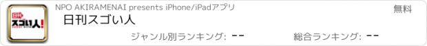 おすすめアプリ 日刊スゴい人