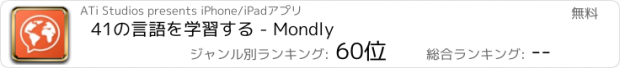 おすすめアプリ Mondly: Learn 33 Languages