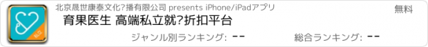 おすすめアプリ 育果医生 高端私立就诊折扣平台