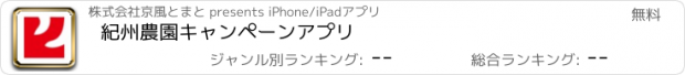 おすすめアプリ 紀州農園キャンペーンアプリ