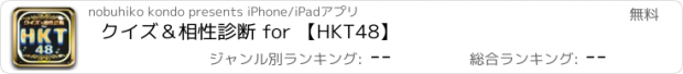 おすすめアプリ クイズ＆相性診断 for 【HKT48】