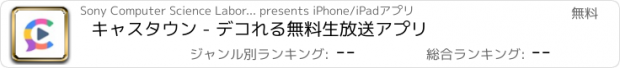 おすすめアプリ キャスタウン - デコれる無料生放送アプリ