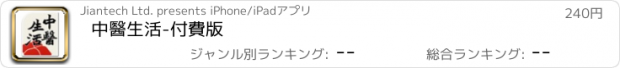 おすすめアプリ 中醫生活-付費版