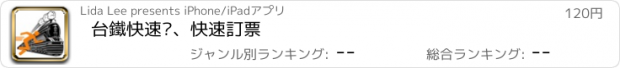 おすすめアプリ 台鐵快速查、快速訂票