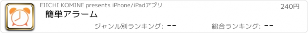 おすすめアプリ 簡単アラーム