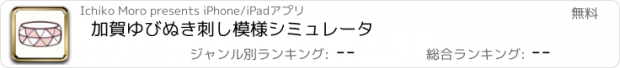 おすすめアプリ 加賀ゆびぬき刺し模様シミュレータ