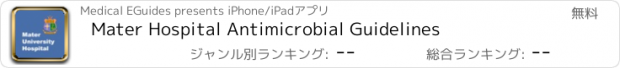 おすすめアプリ Mater Hospital Antimicrobial Guidelines