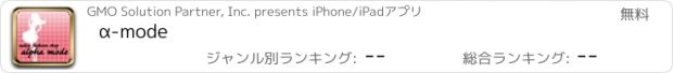 おすすめアプリ α-mode