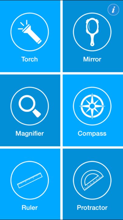 便利なツールは 自由に 6コンパス 懐中電灯 定規 ルーペ 拡大鏡 を 鏡とアーク分度器で1キットに Iphone Ipad アプリランキング